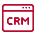 CRM system icon - HisabKarLay